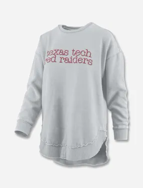 PressBox Texas Tech Red Raiders "Blue Jean Baby" Vintage Poncho Fleece