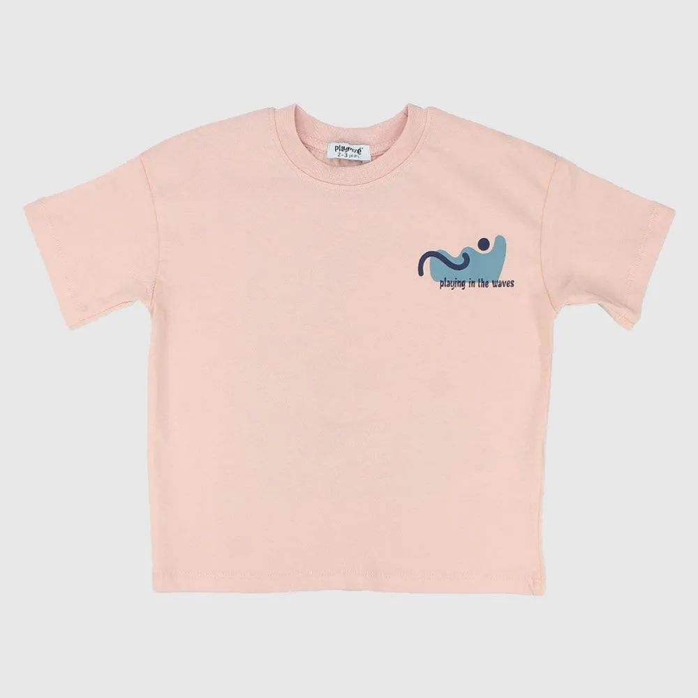 "Playing In The Waves" Short-Sleeved T-Shirt