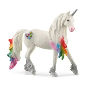 Rainbow Love Unicorn Stallion Figure