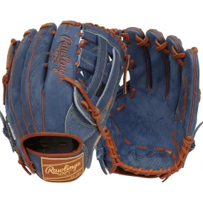 Rawlings Heart of the Hide Pro Label Denim Edition Outfield Glove 12.5" LHT