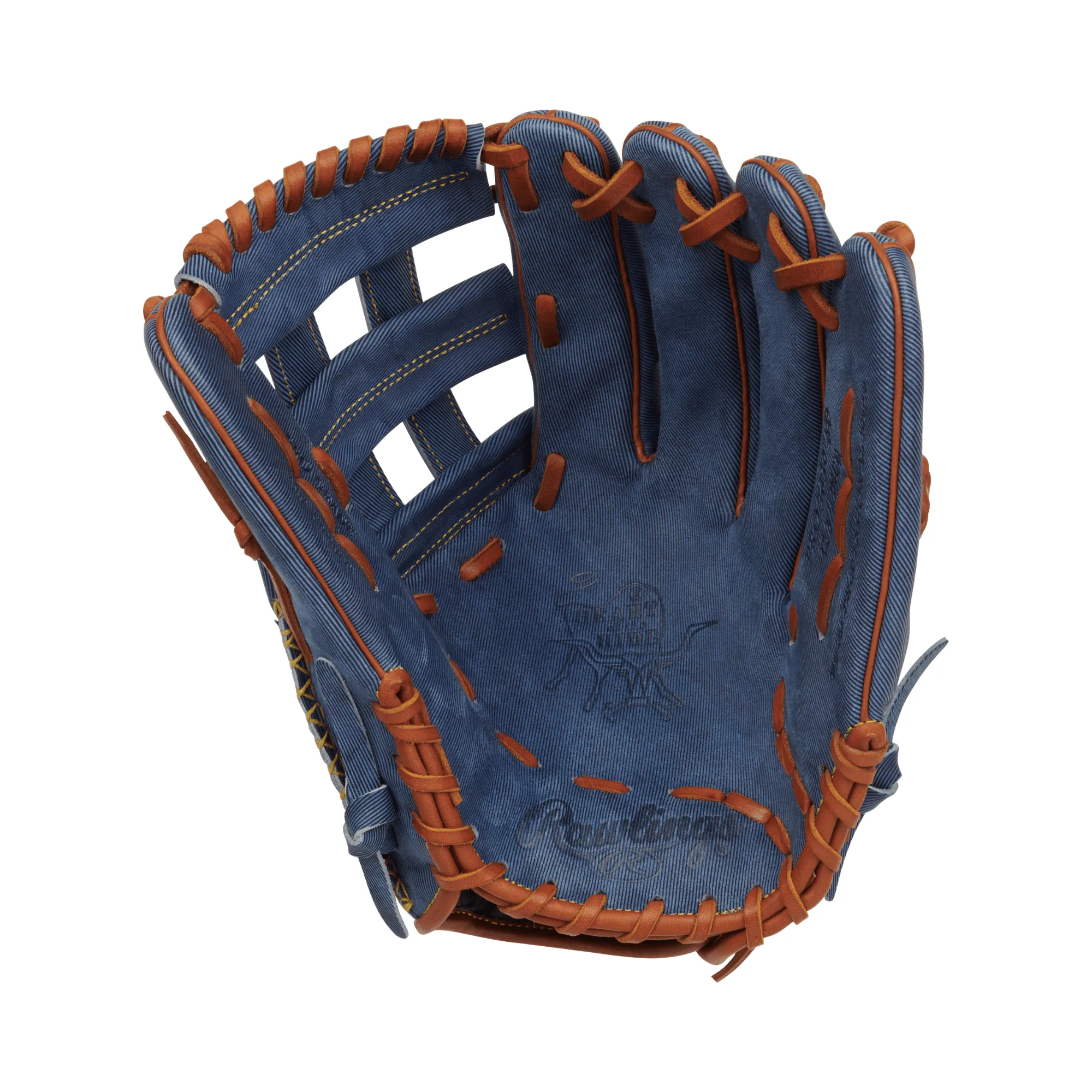 Rawlings Heart of the Hide Pro Label Denim Edition Outfield Glove 12.5" LHT