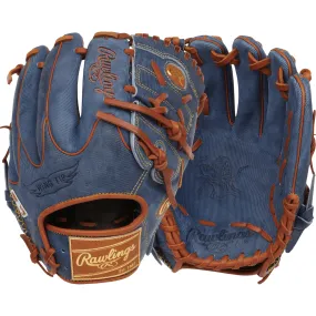 Rawlings Heart of the Hide Pro Label Denim Edition Pitcher Glove 11.75" RHT