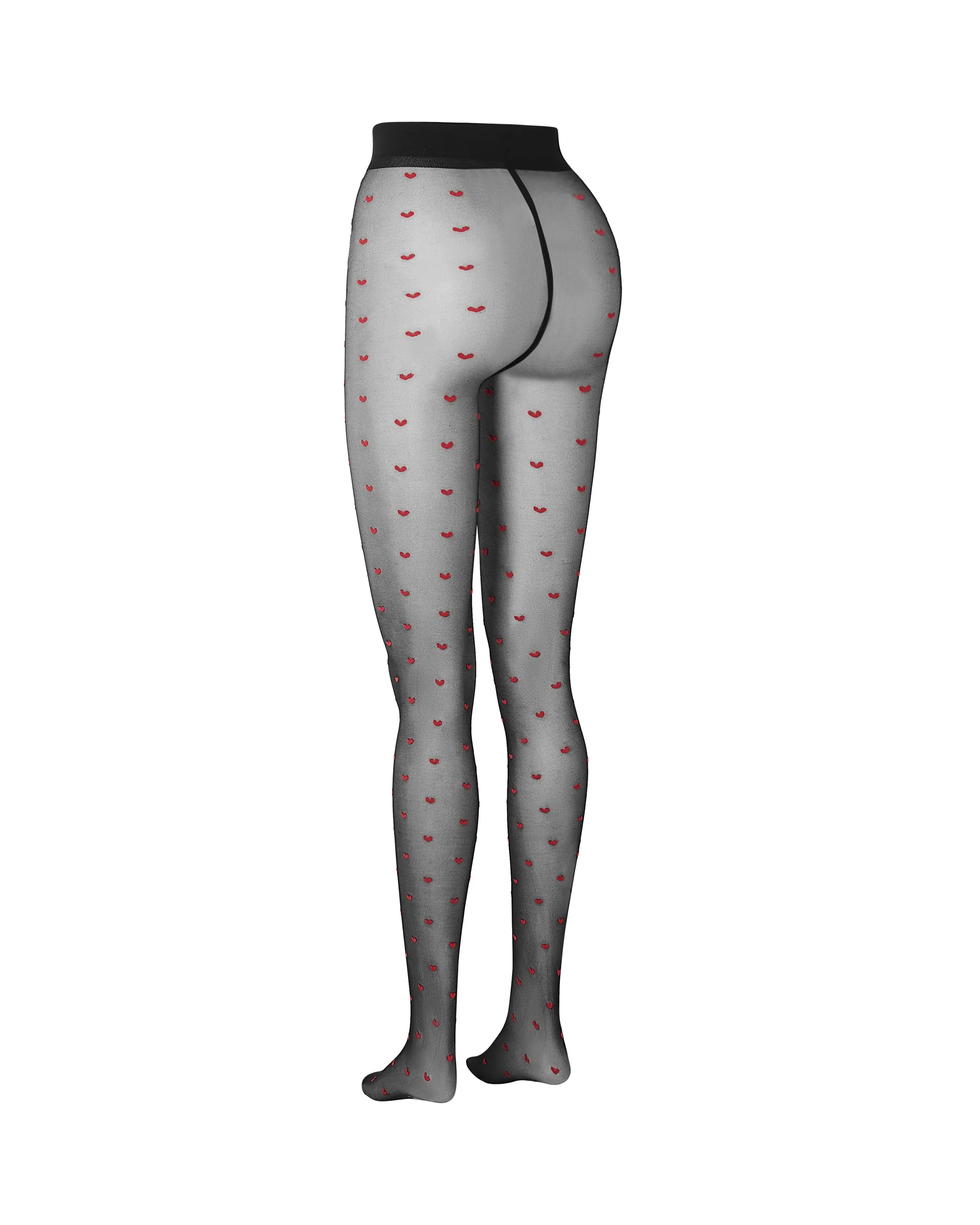 Red Heart Tights Black