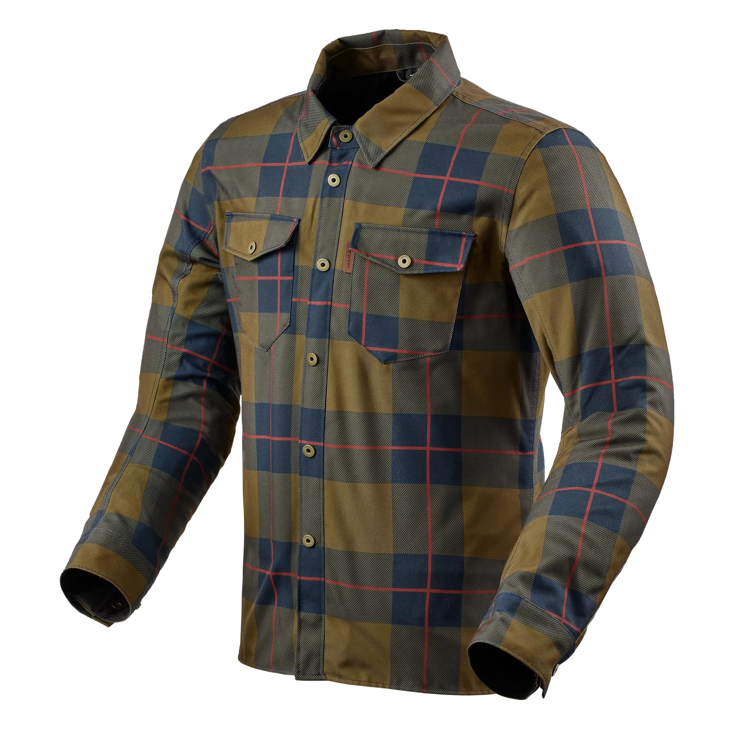 REV'IT! Bison 2 H2O Plaid Overshirt Textile Jacket