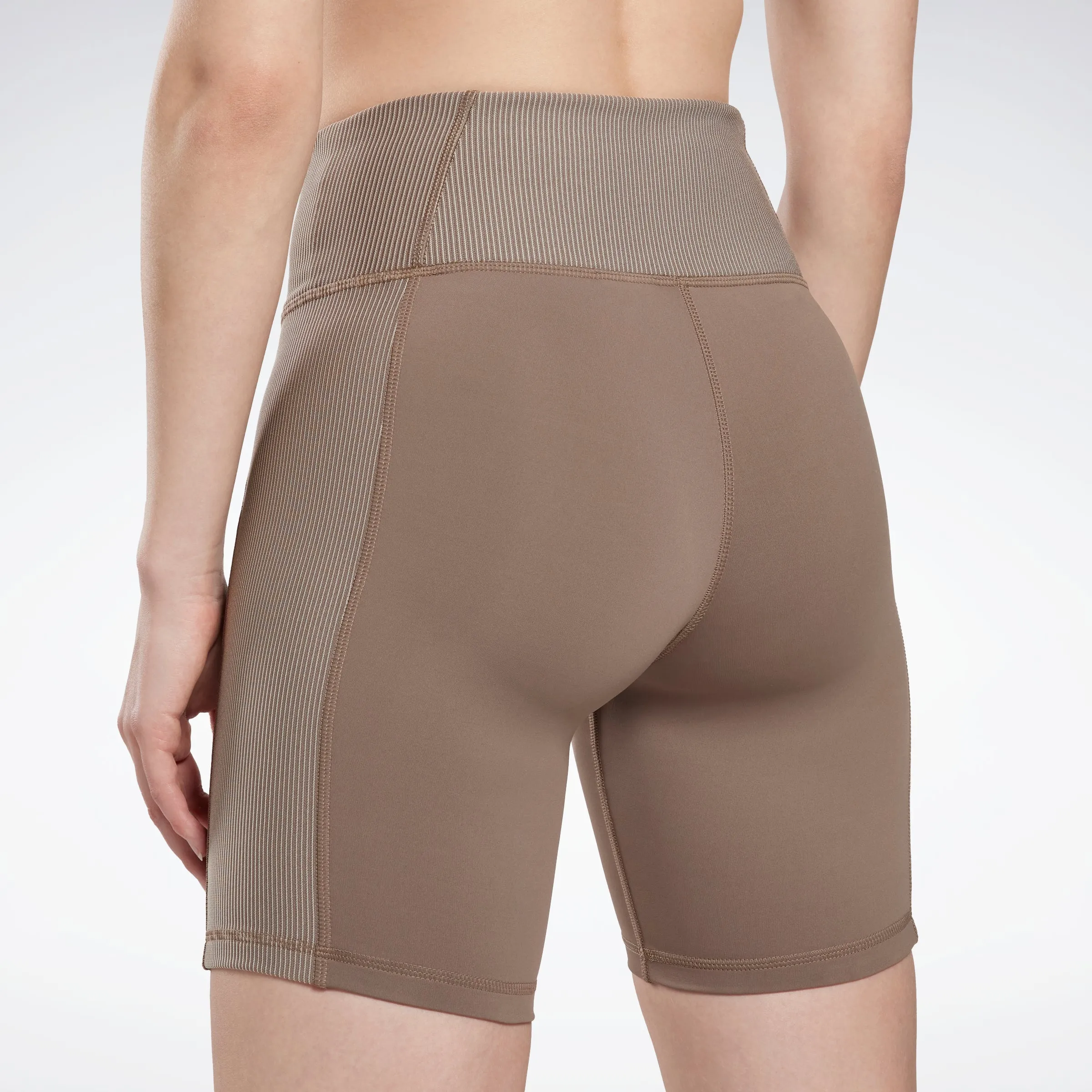 Rib Legging Short Trek Grey