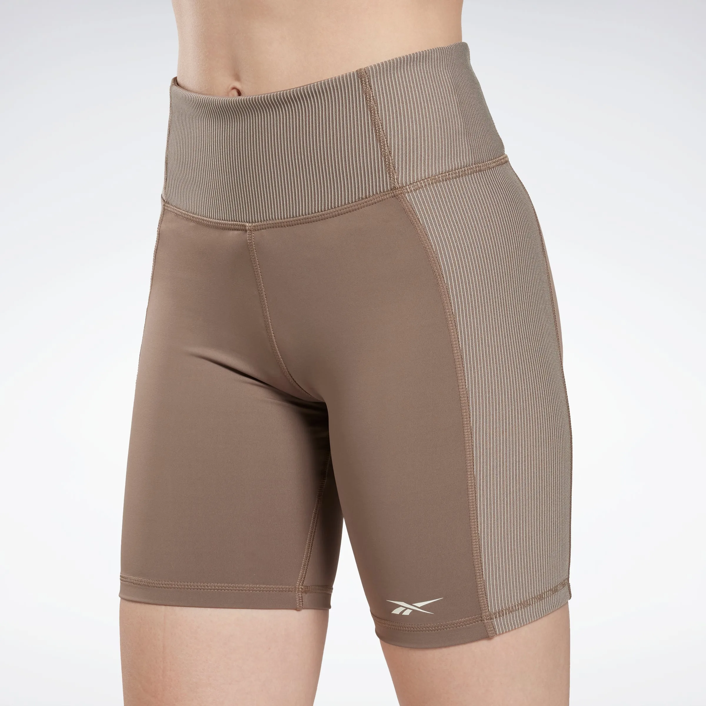 Rib Legging Short Trek Grey