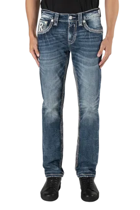 Rock Revival Men's Zach Straigth Cut Jeans