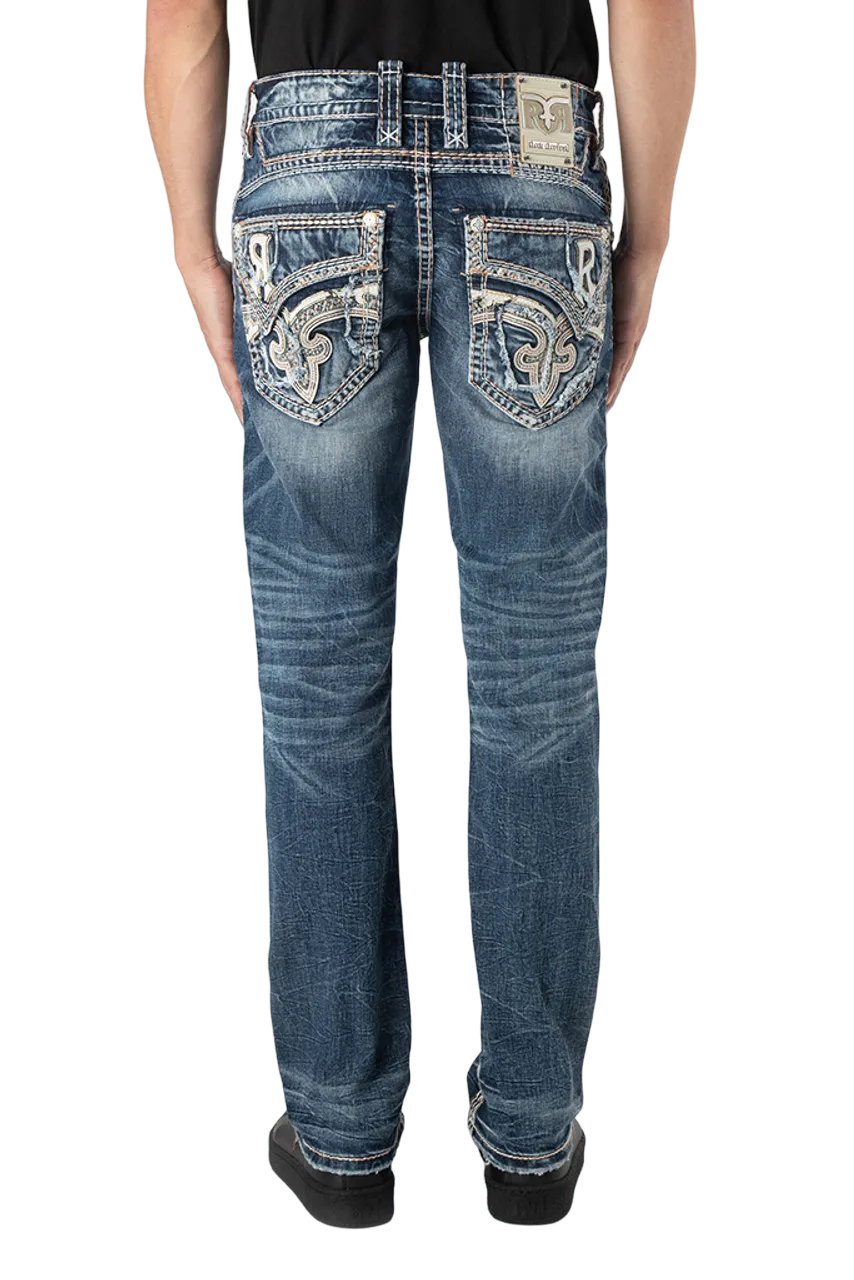 Rock Revival Men's Zach Straigth Cut Jeans