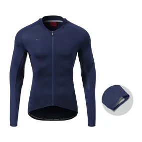 Santic Awani Navy Men Cycling Jersey Long Sleeve