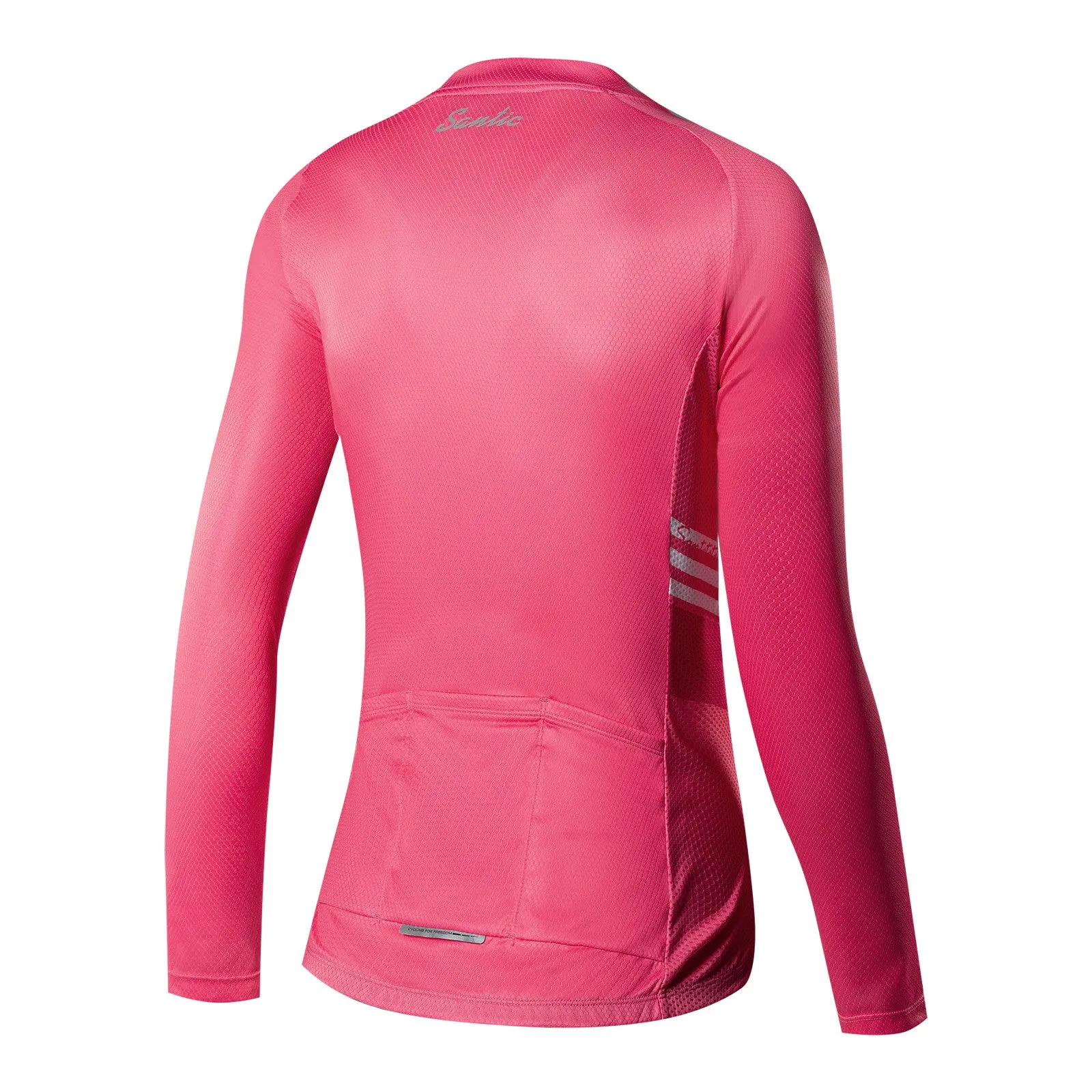 Santic Olivia Pink Women Jersey Long Sleeve