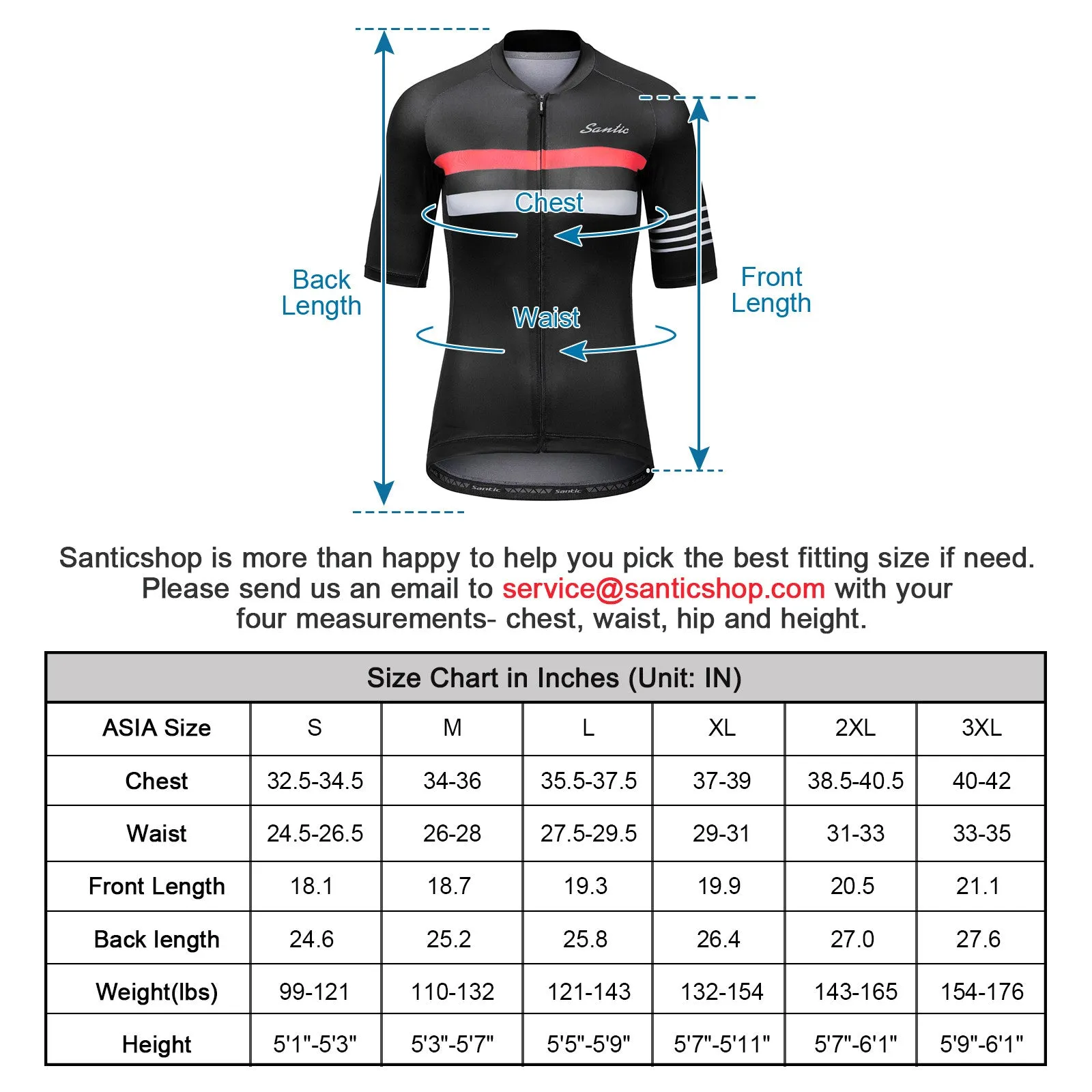 Santic Pali Black Women’s Cycling Jersey Short Sleeve