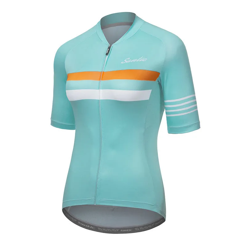 Santic Pali Blue Women’s Cycling Jersey Short Sleeve