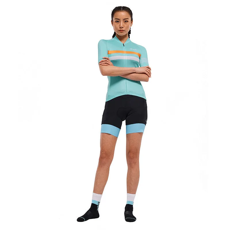 Santic Pali Blue Women’s Cycling Jersey Short Sleeve