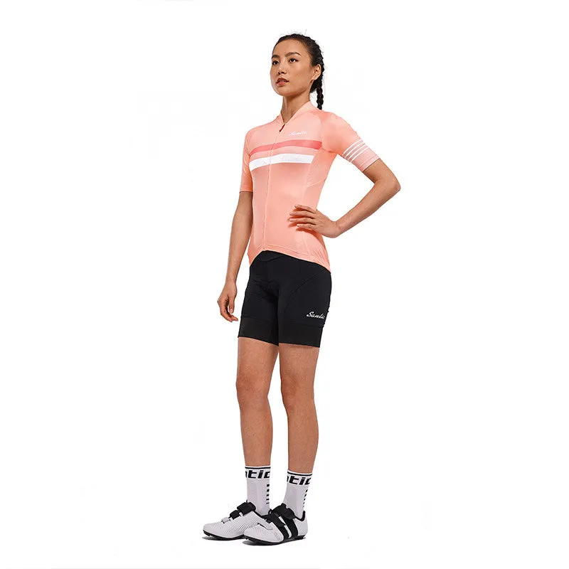 Santic Pali Pink Women’s Cycling Jersey Short Sleeve