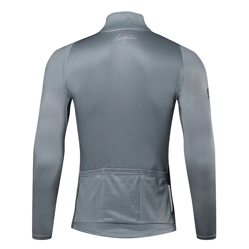 Santic Universal Gray Men Cycling Jersey Long Sleeve