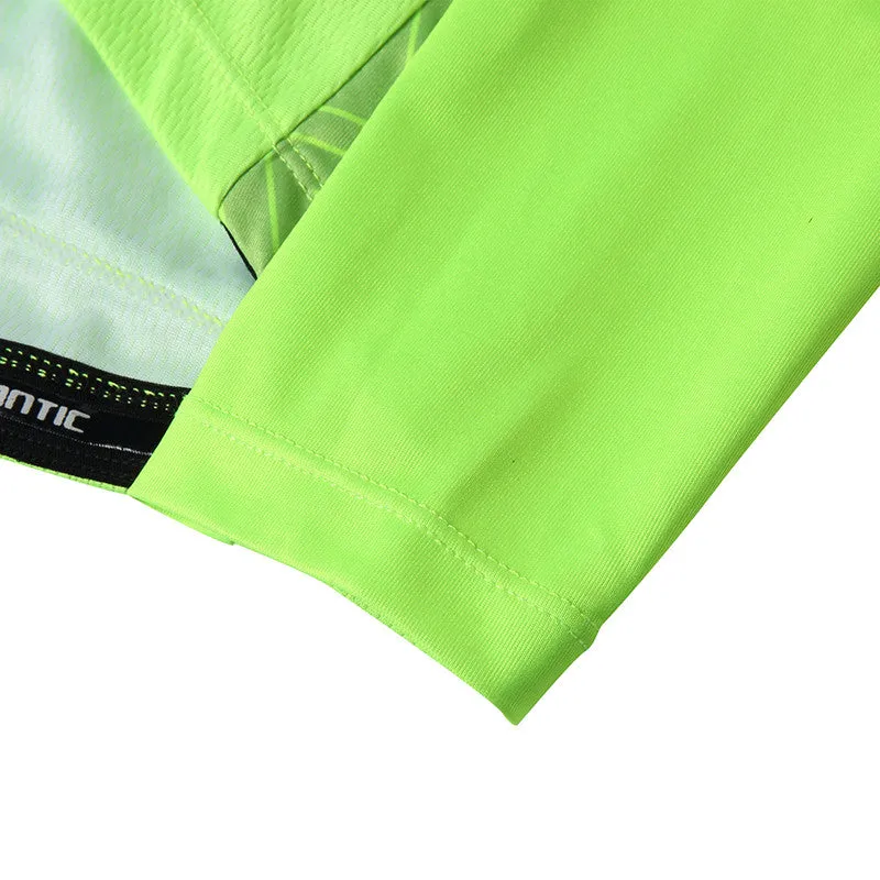 Santic Universal Lightgreen Men Cycling Jersey Long Sleeve