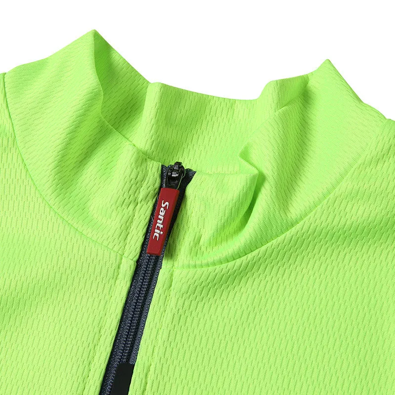 Santic Universal Lightgreen Men Cycling Jersey Long Sleeve