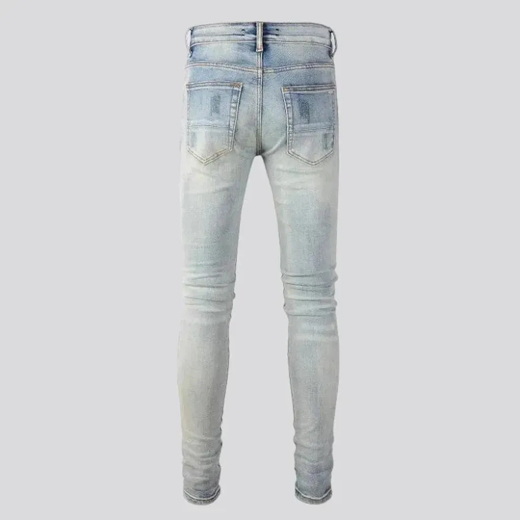 Skinny grunge jeans
 for men