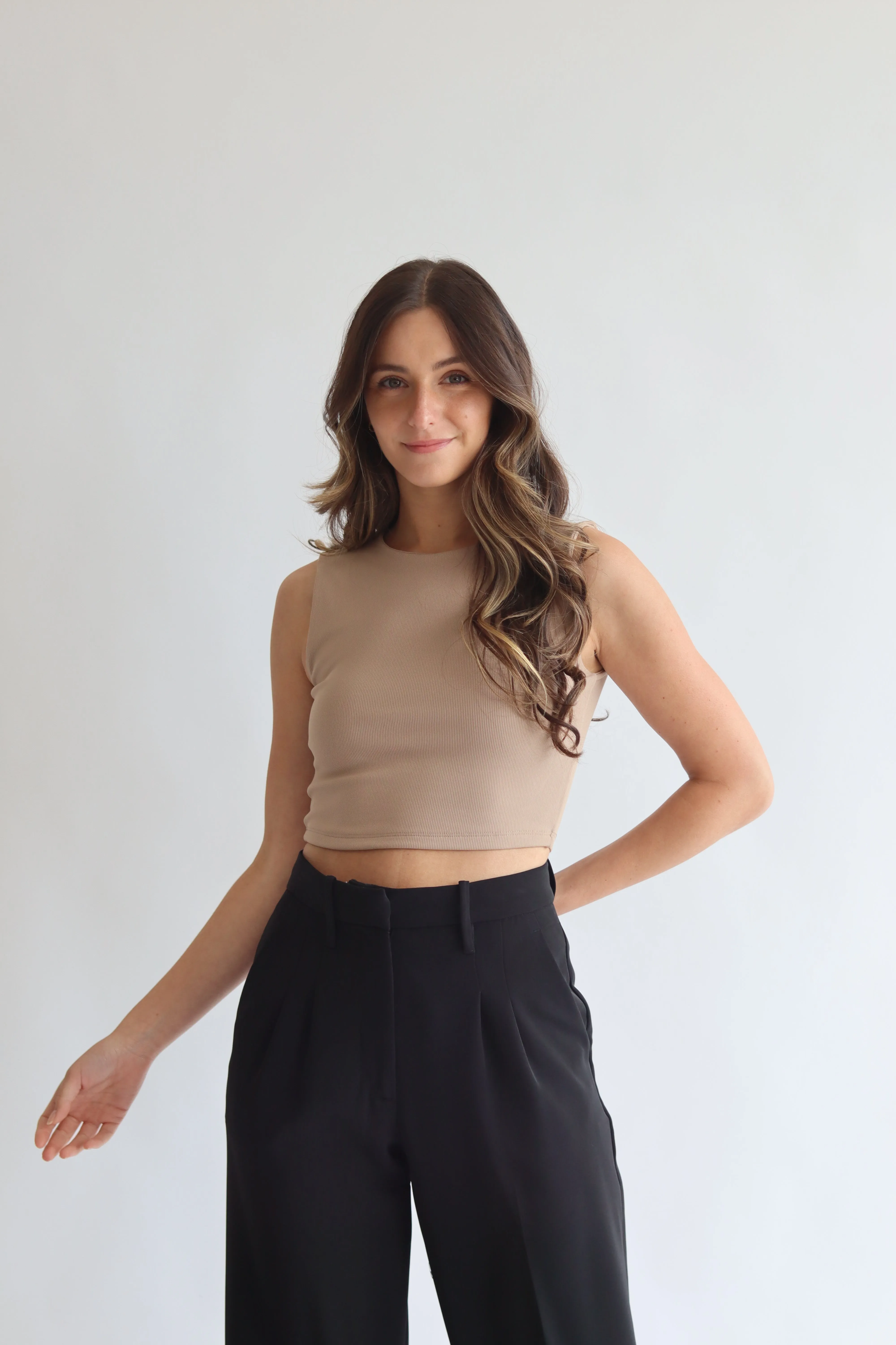 Sleeveless Crop Top