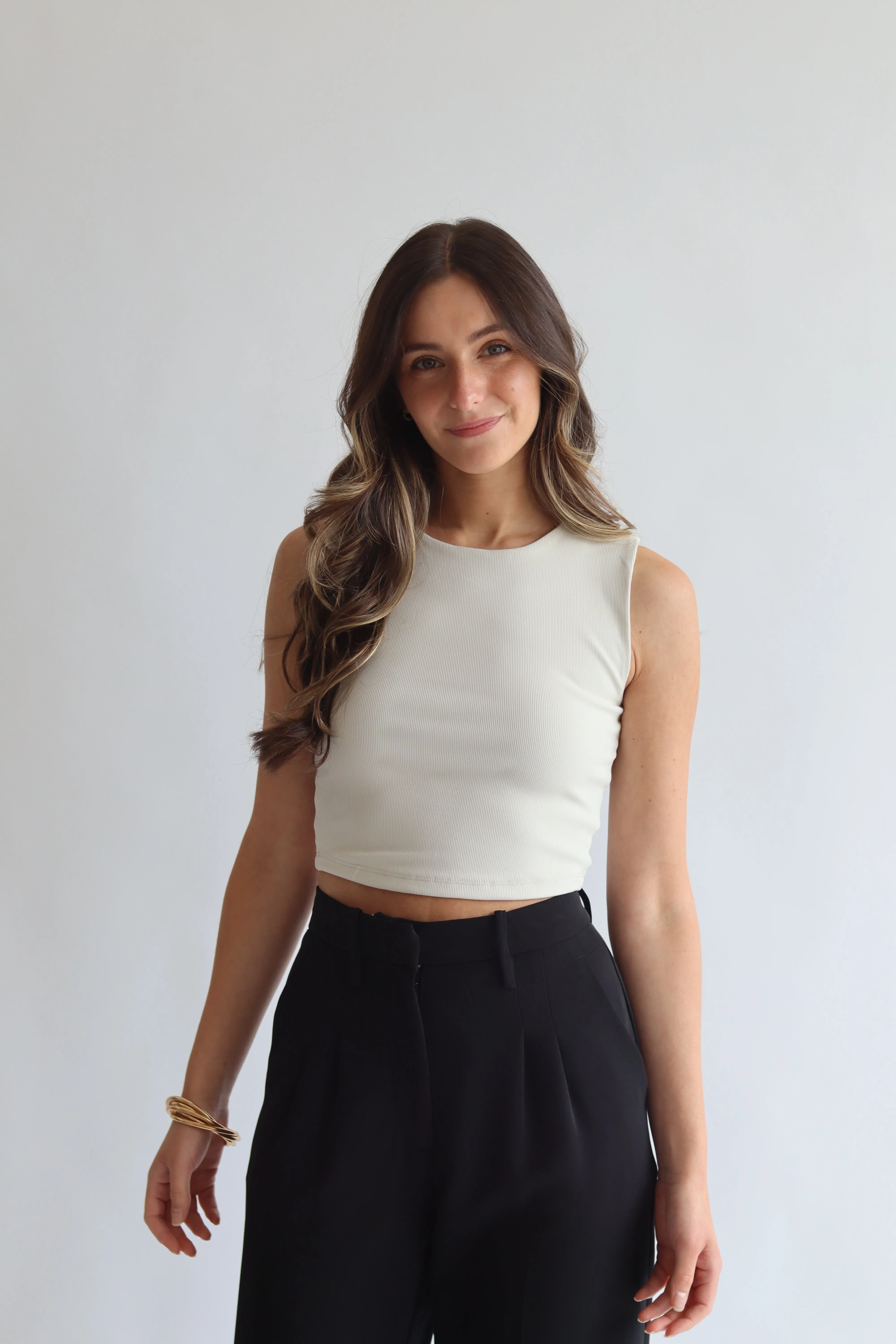 Sleeveless Crop Top