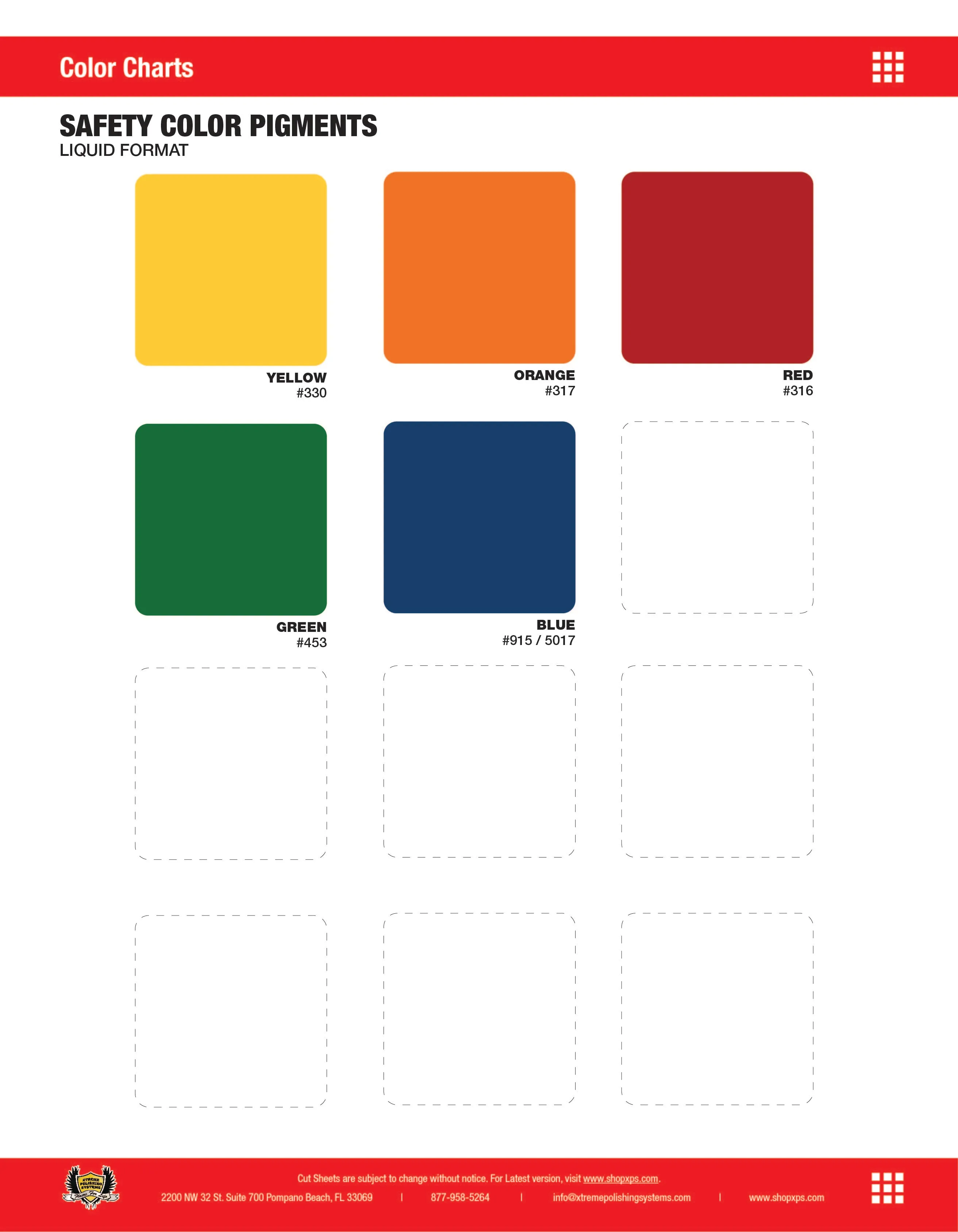 Solid Pigment for Epoxy Resin