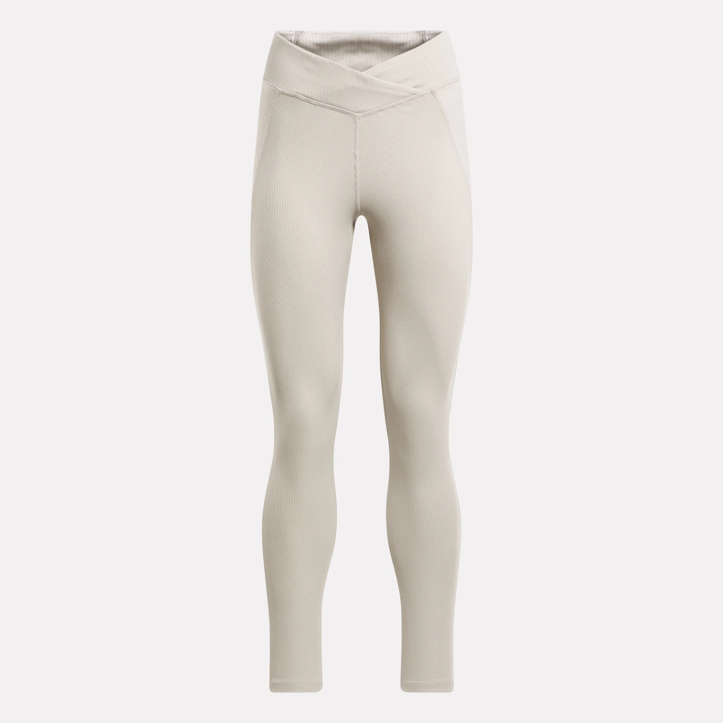 Studio Ribbed High-Rise Leggings Ash