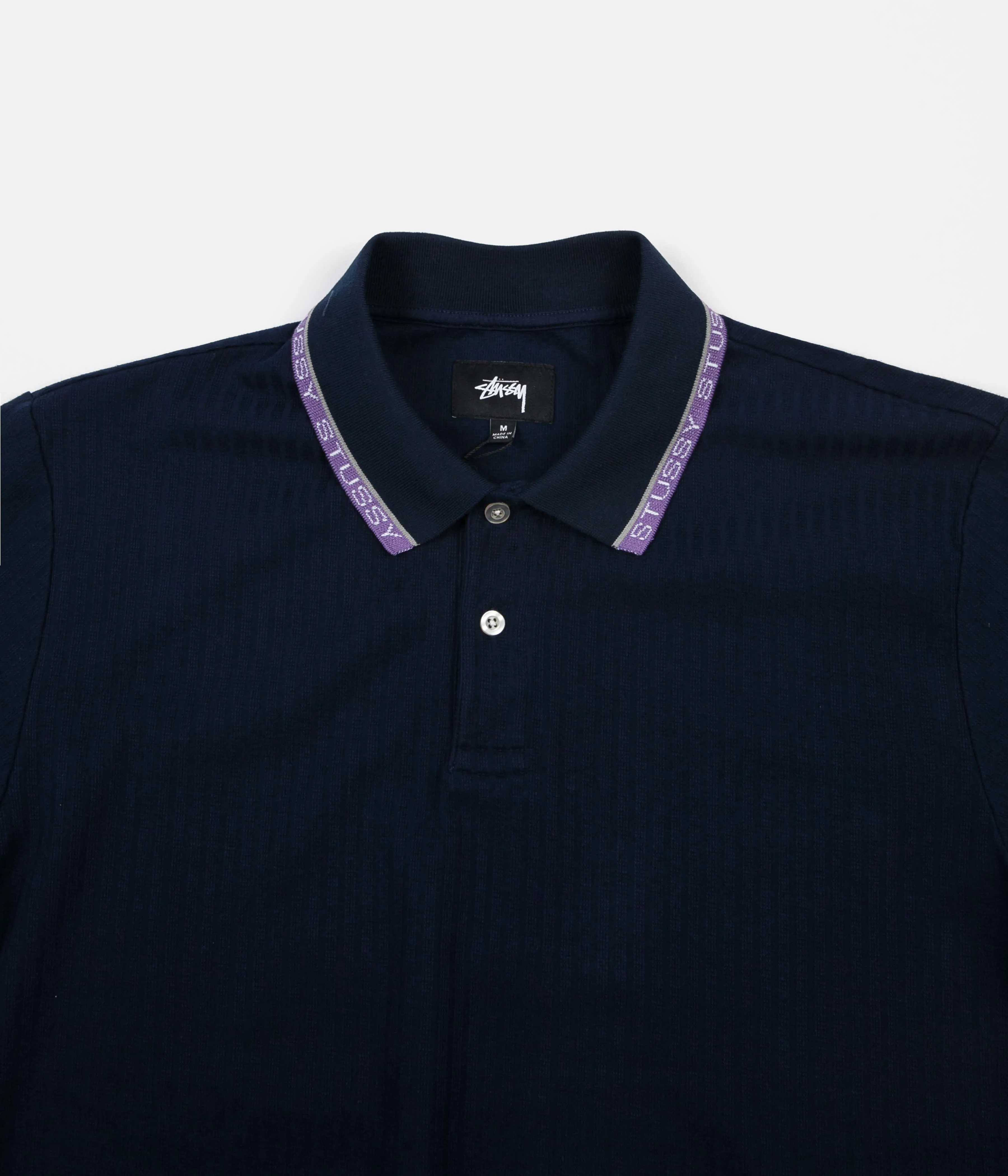 Stussy Arthur Polo Shirt - Navy