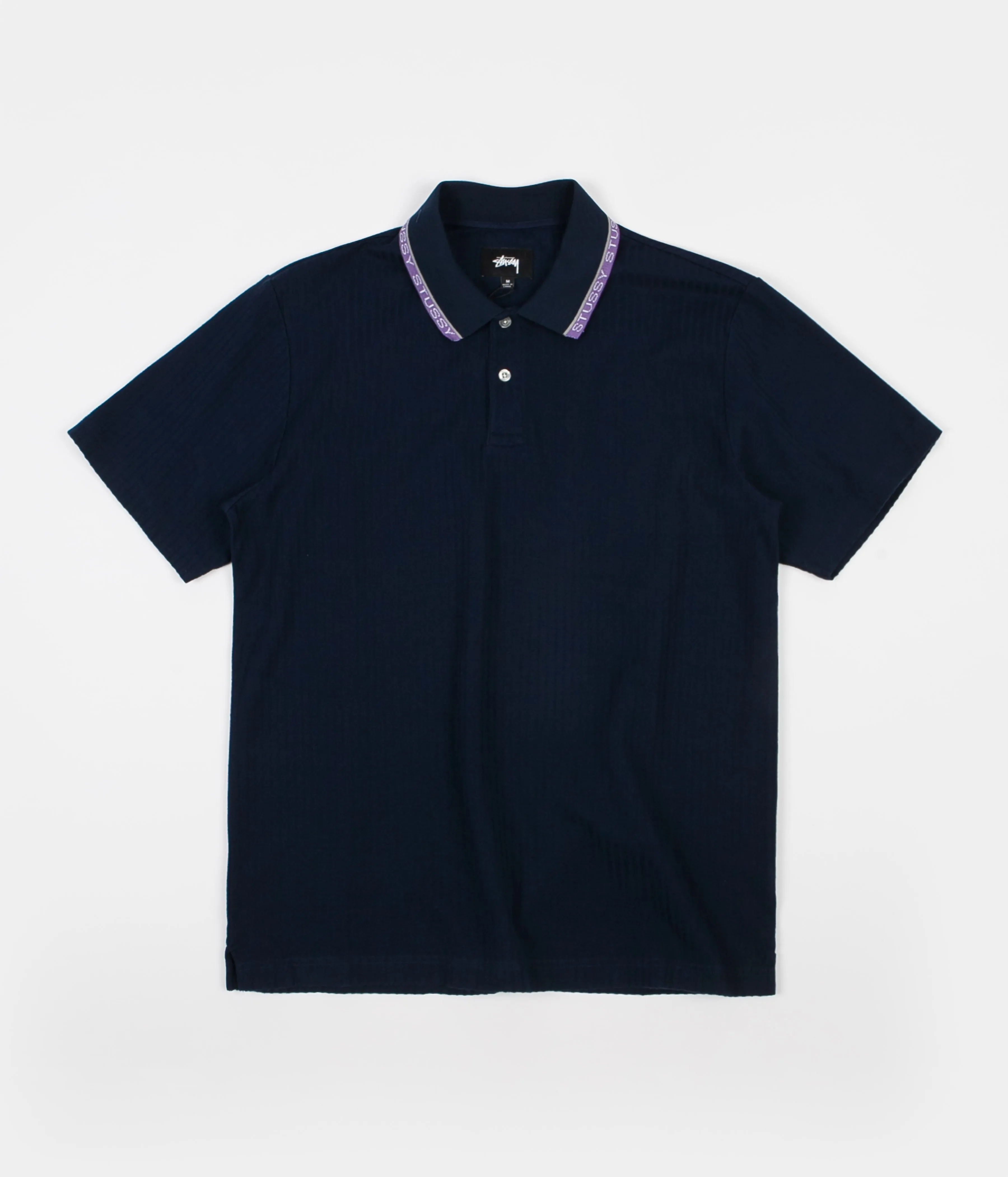 Stussy Arthur Polo Shirt - Navy