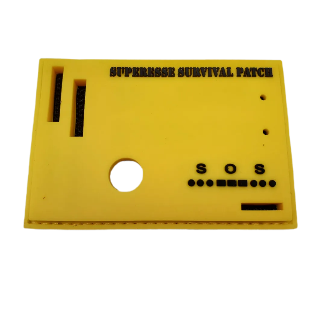 Superesse Survival Patch: Compartmentalized Micro EDC and Survival Kit