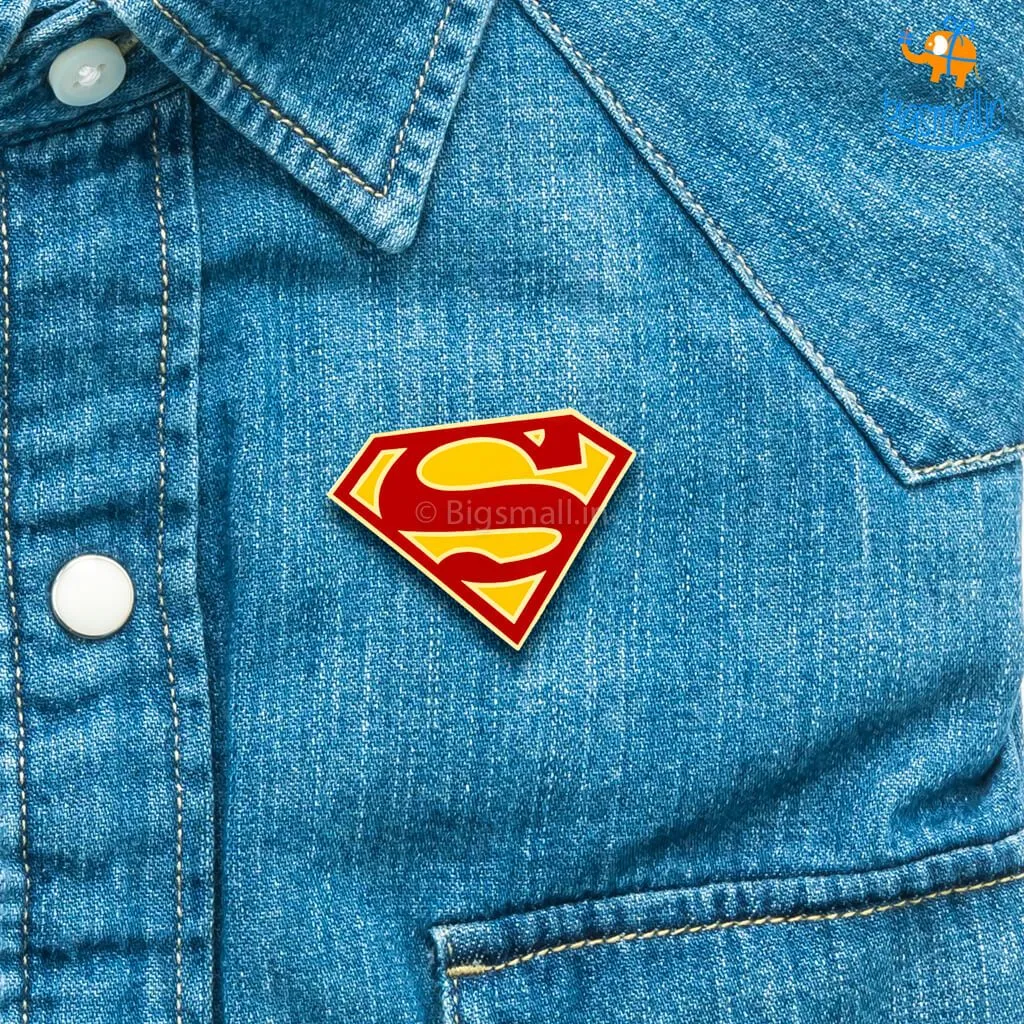 Superman Metallic Lapel Pin