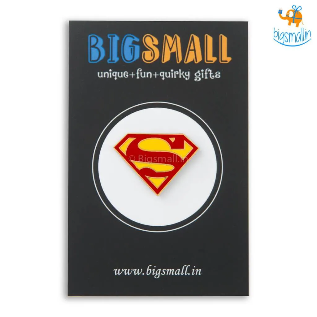 Superman Metallic Lapel Pin