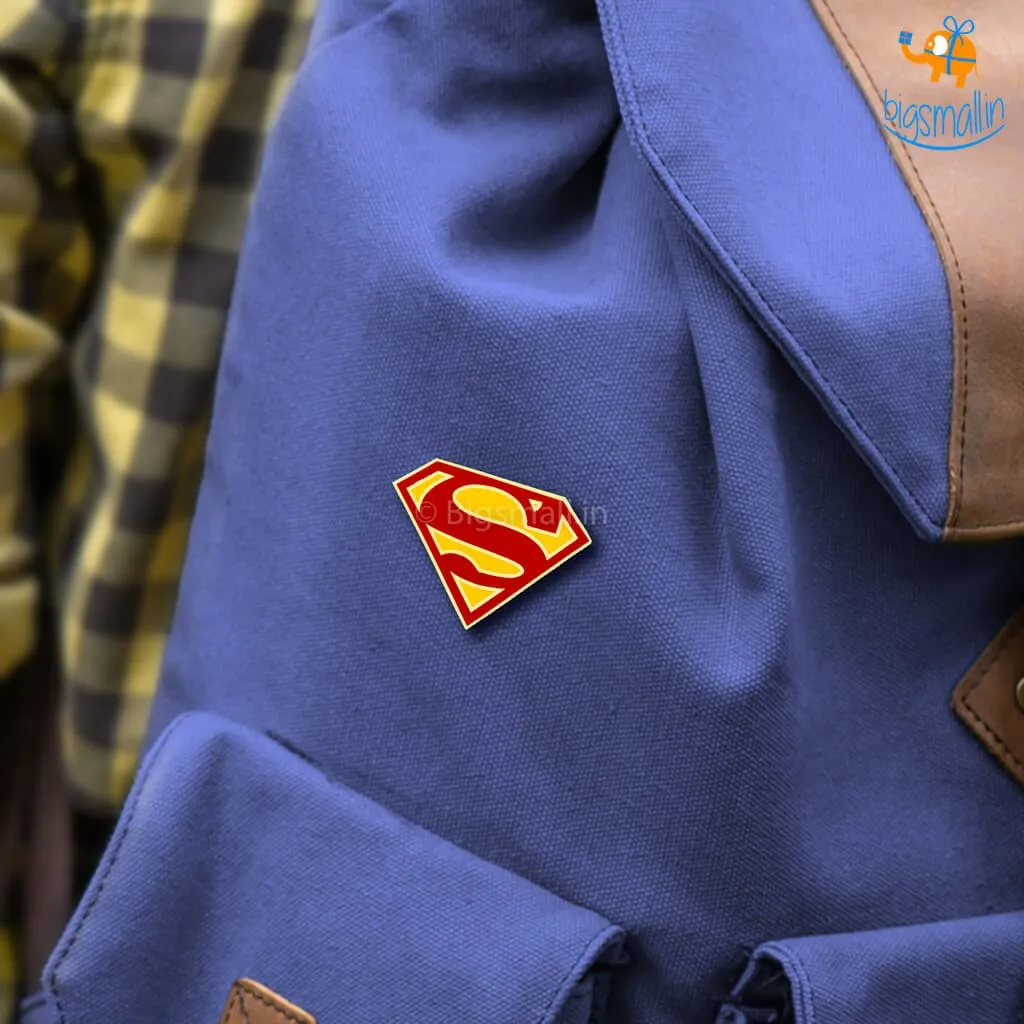 Superman Metallic Lapel Pin