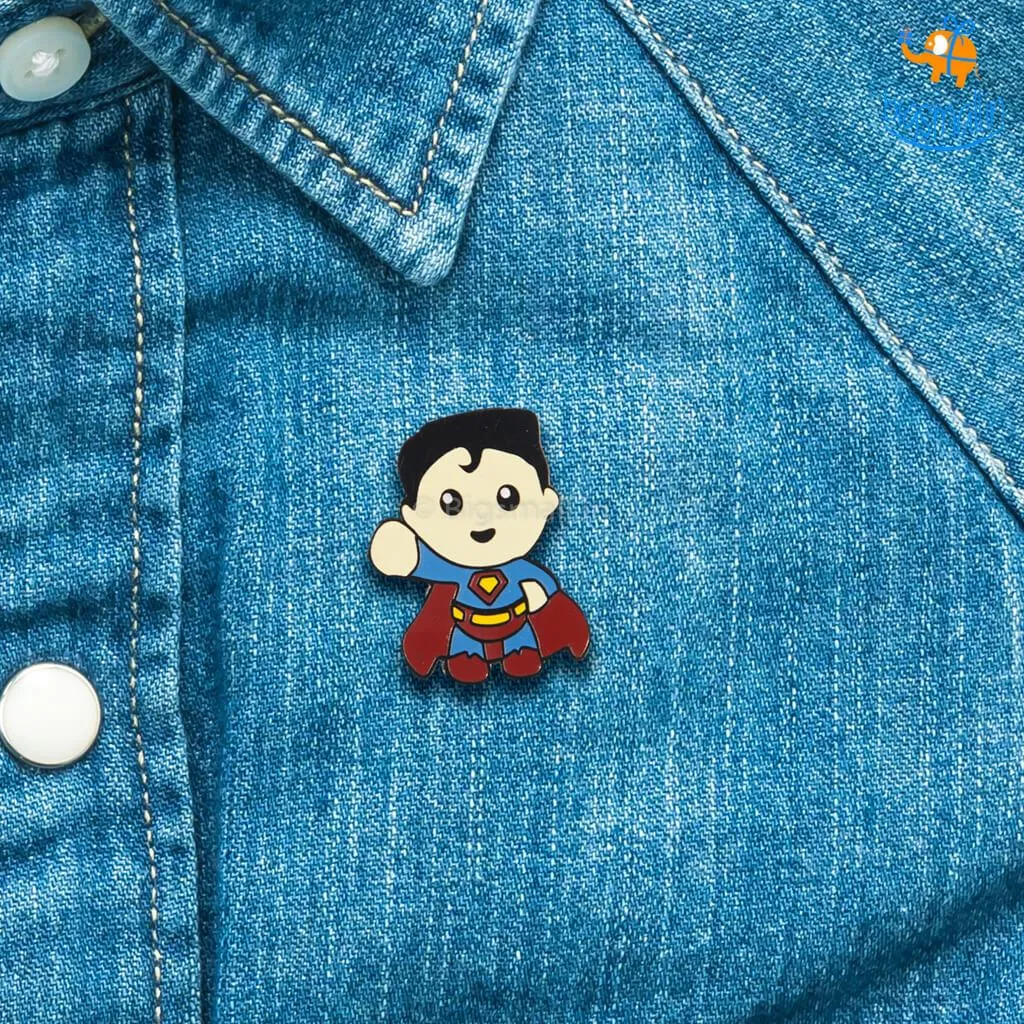 Superman Metallic Lapel Pin