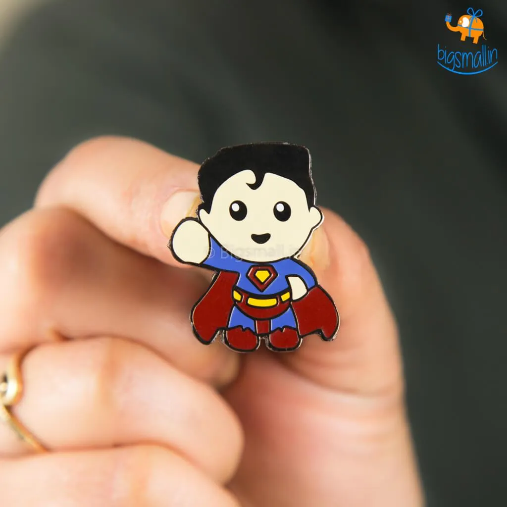 Superman Metallic Lapel Pin