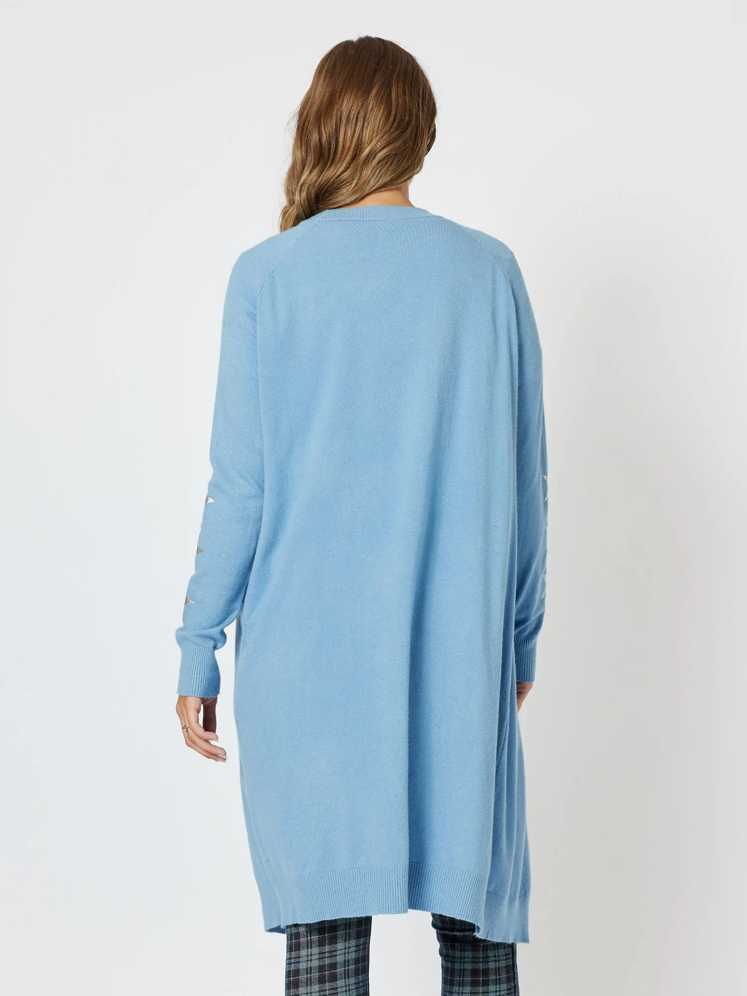 Superstar Longline Cardigan - Powder