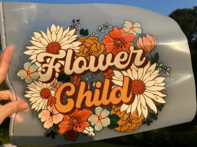 T Shirt Transfer | Flower Child | 72G | Sublimation, HTV, DTF