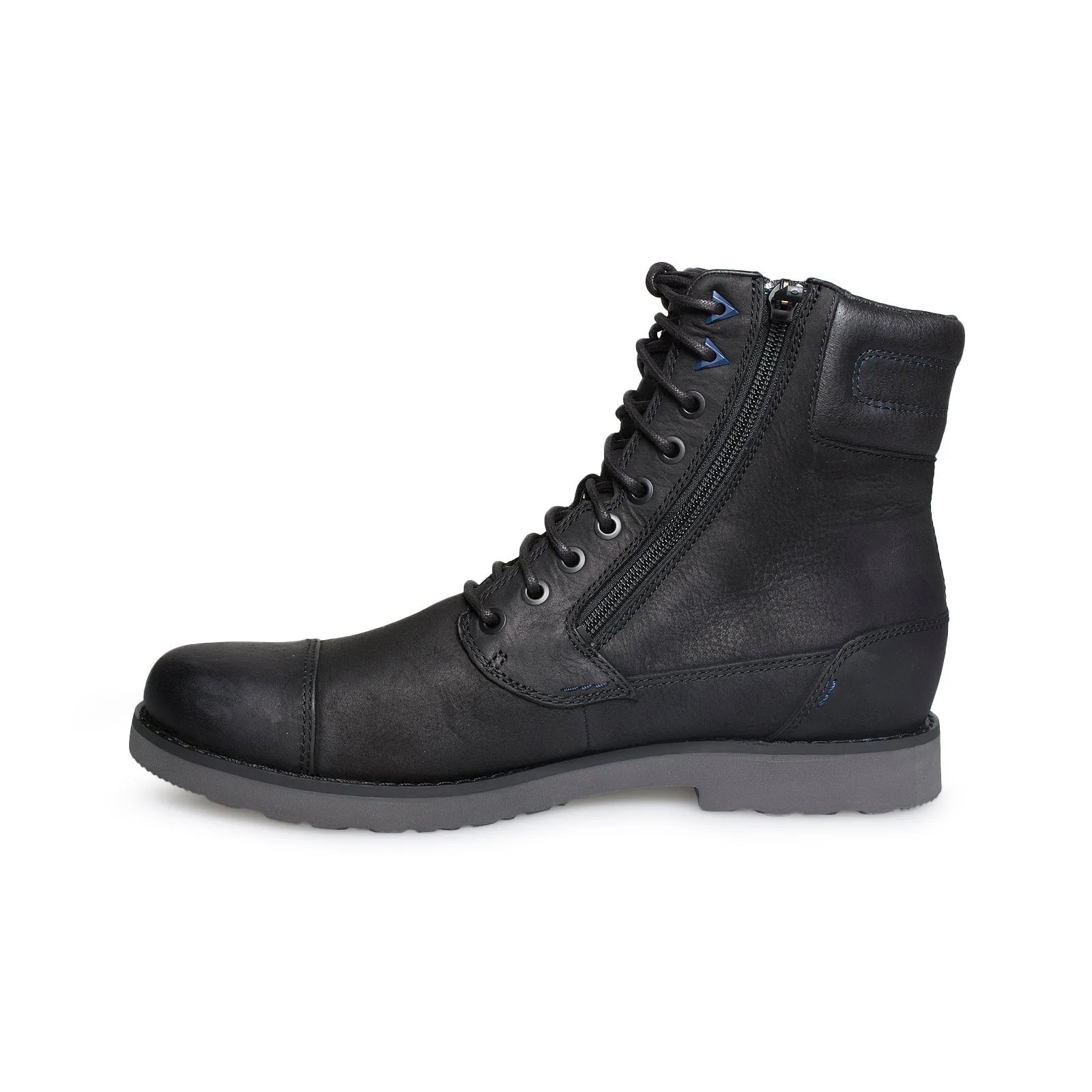 Teva Durban Tall - Leather Black / Dark Shadow Boots - Men's