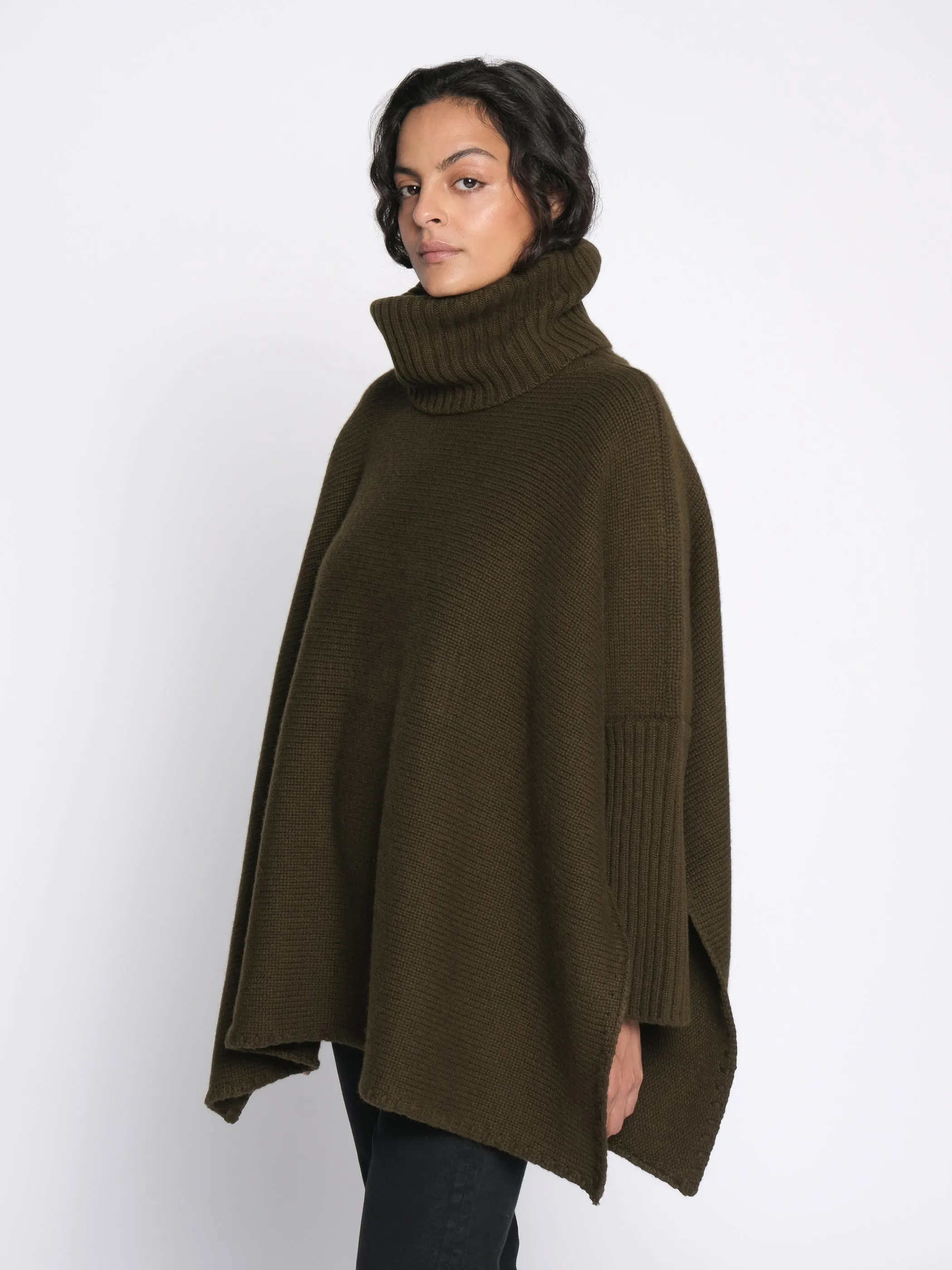 THE 12 PLY ROLLNECK PONCHO | Military