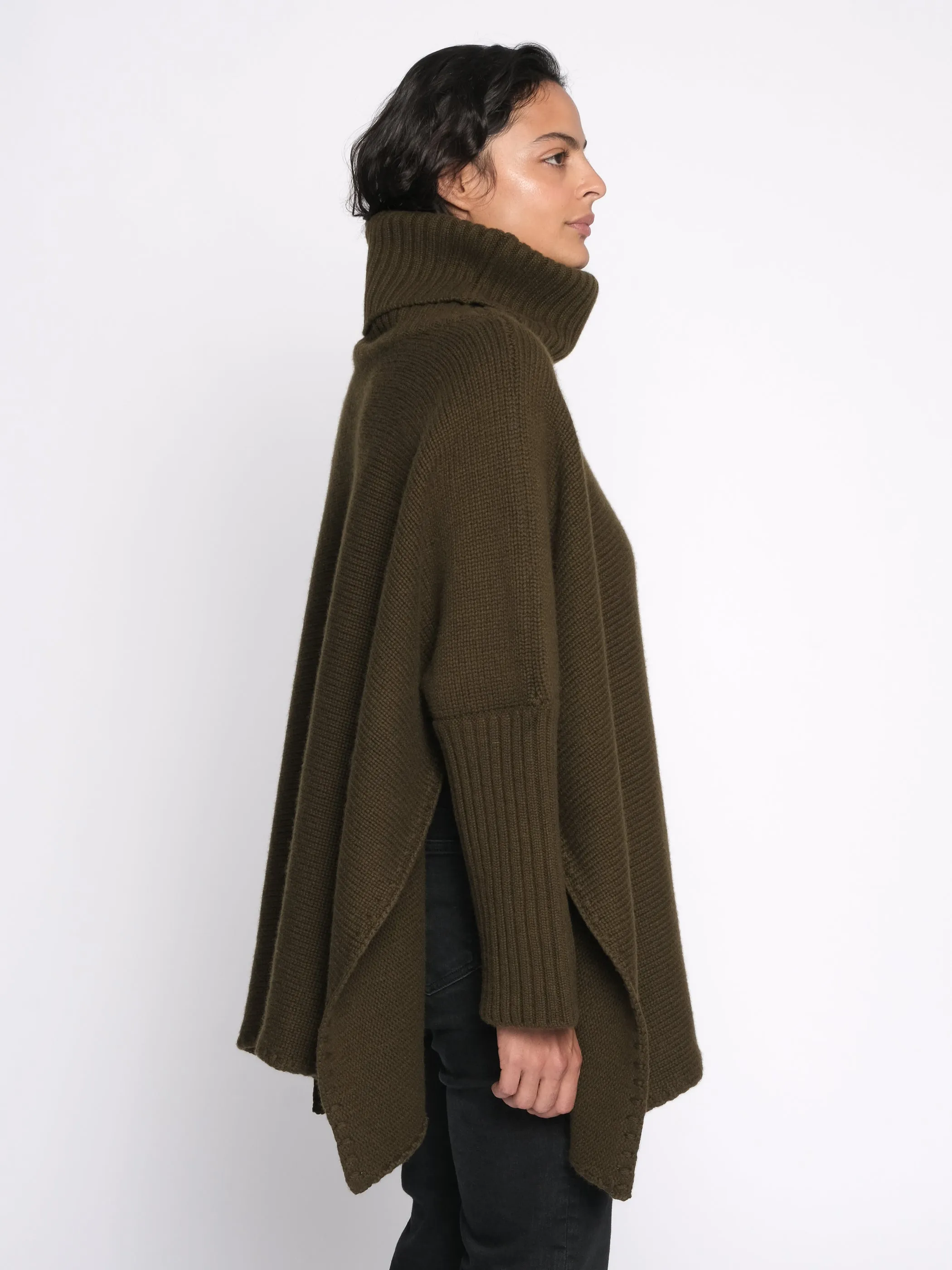 THE 12 PLY ROLLNECK PONCHO | Military