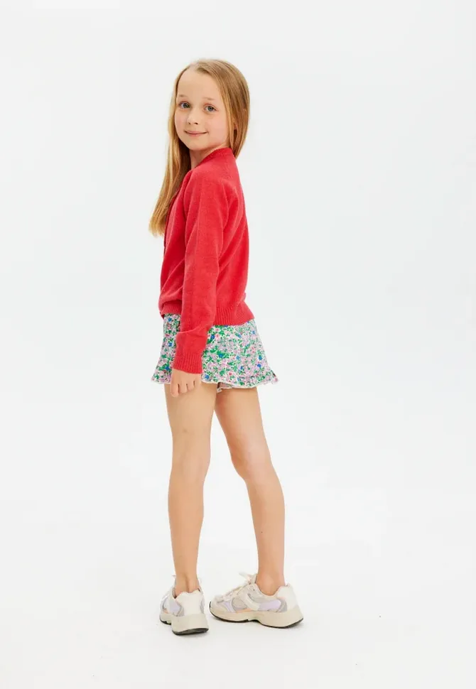 The Eve Glitter Cardigan - Gardenia - KIDS