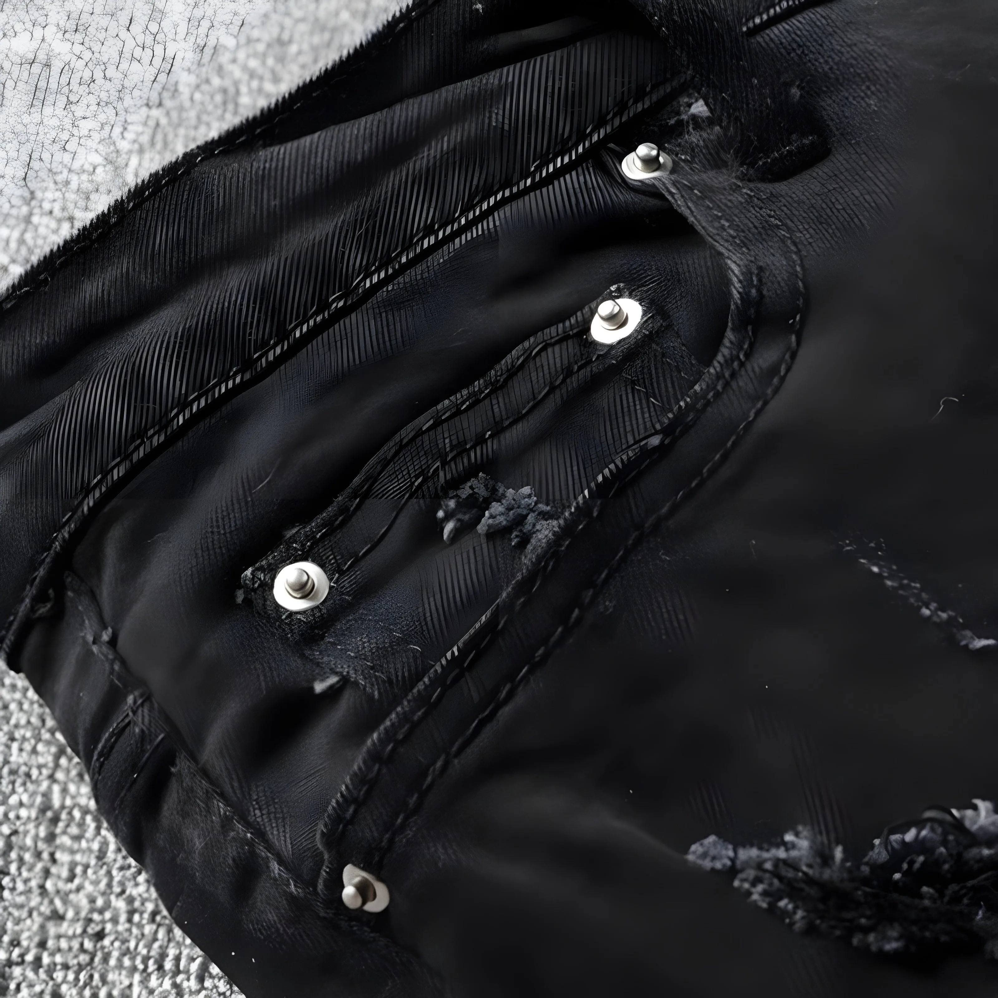 The Horizon Distressed Biker Jeans