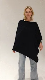 THE PONCHO | BLACK