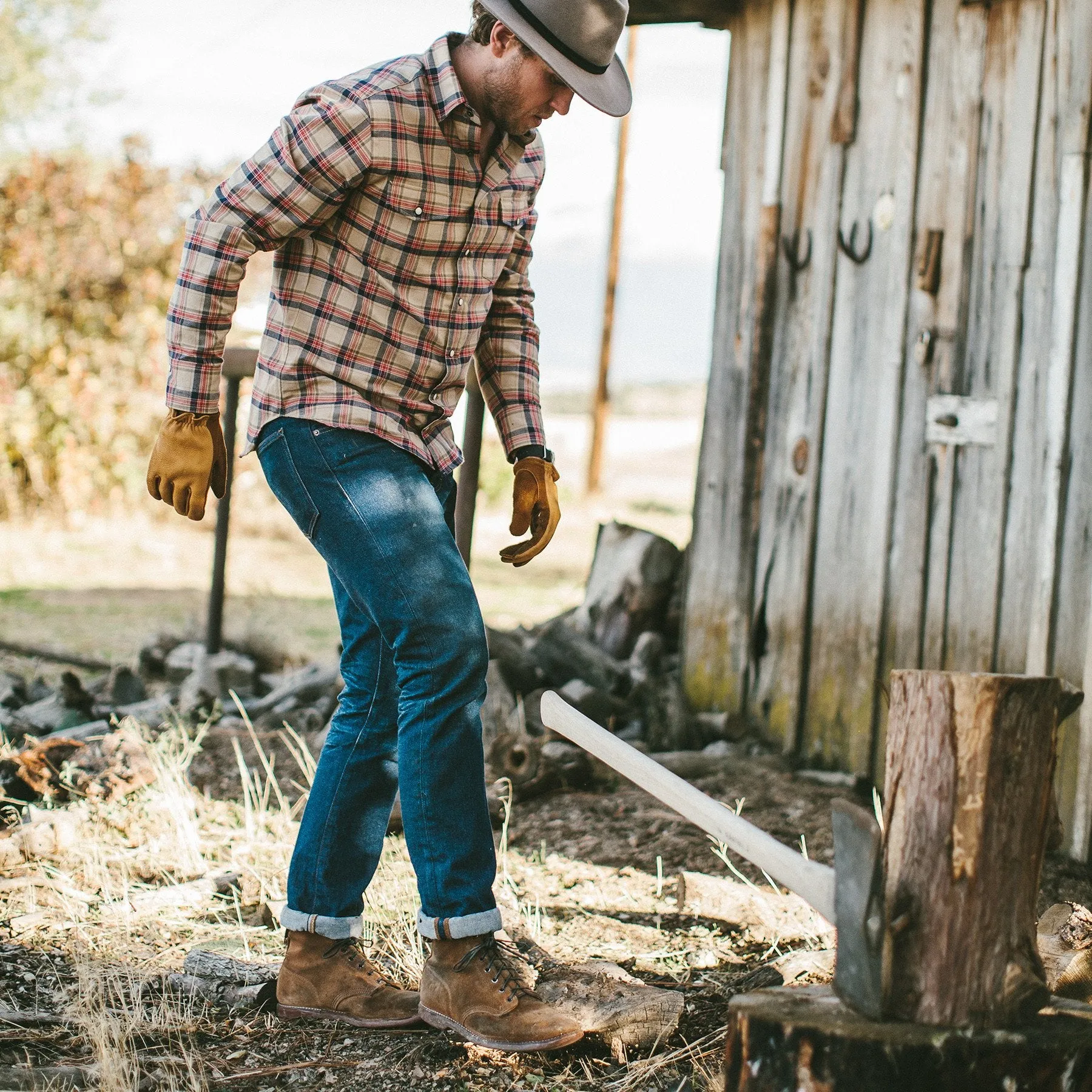 The Slim Jean in Indigo Broken Twill