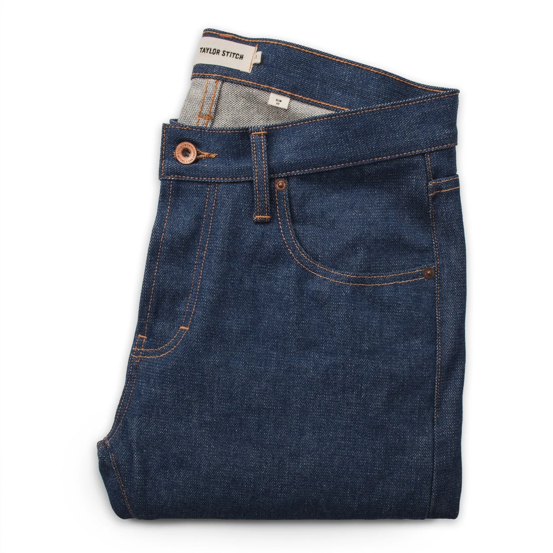 The Slim Jean in Indigo Broken Twill