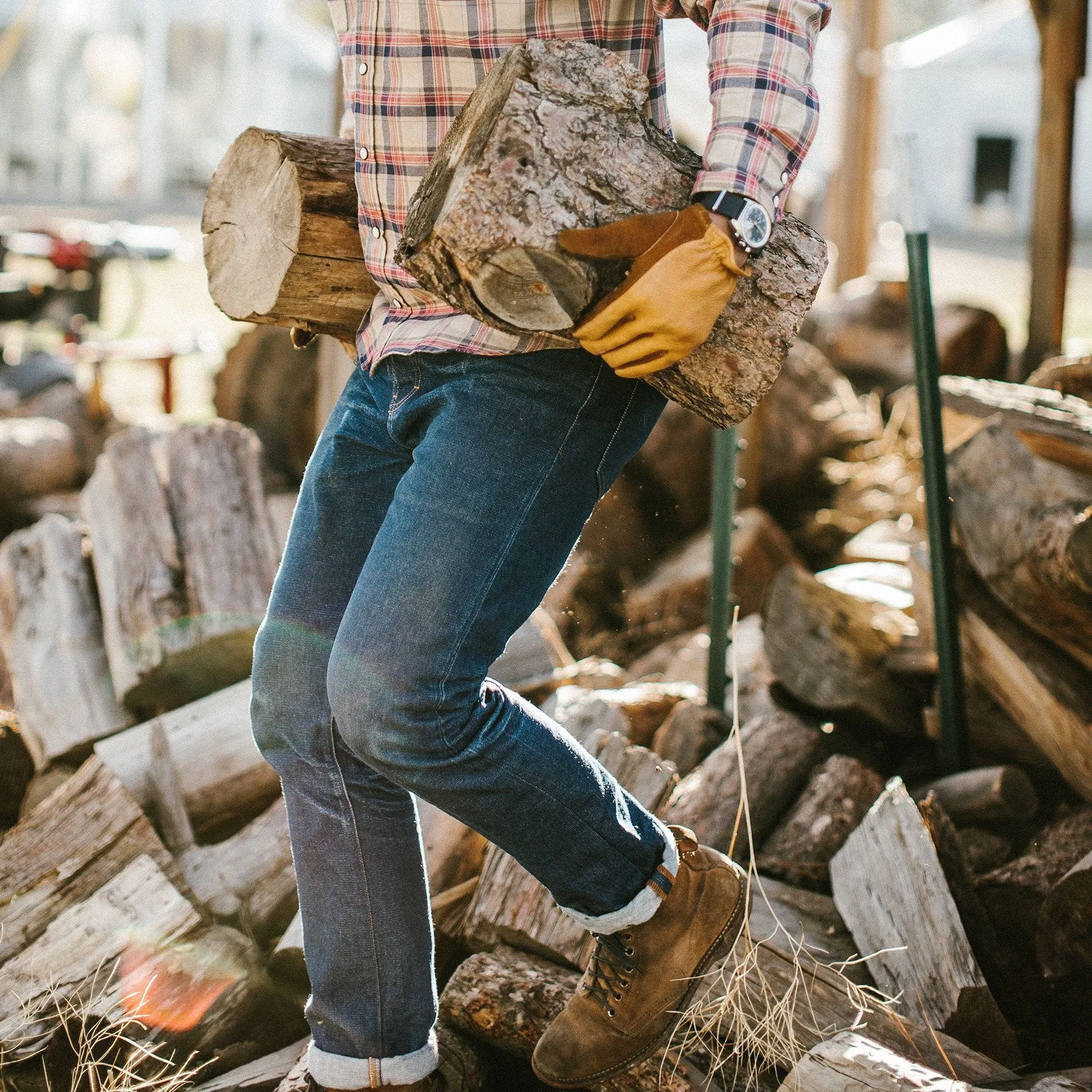 The Slim Jean in Indigo Broken Twill