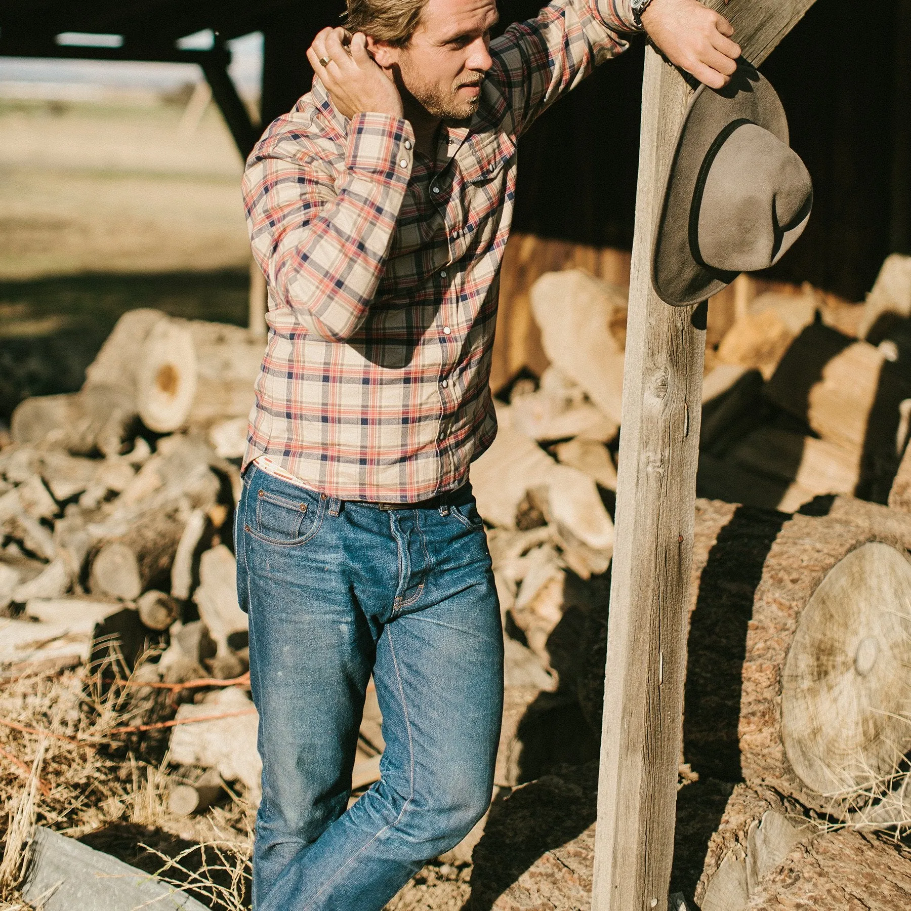 The Slim Jean in Indigo Broken Twill