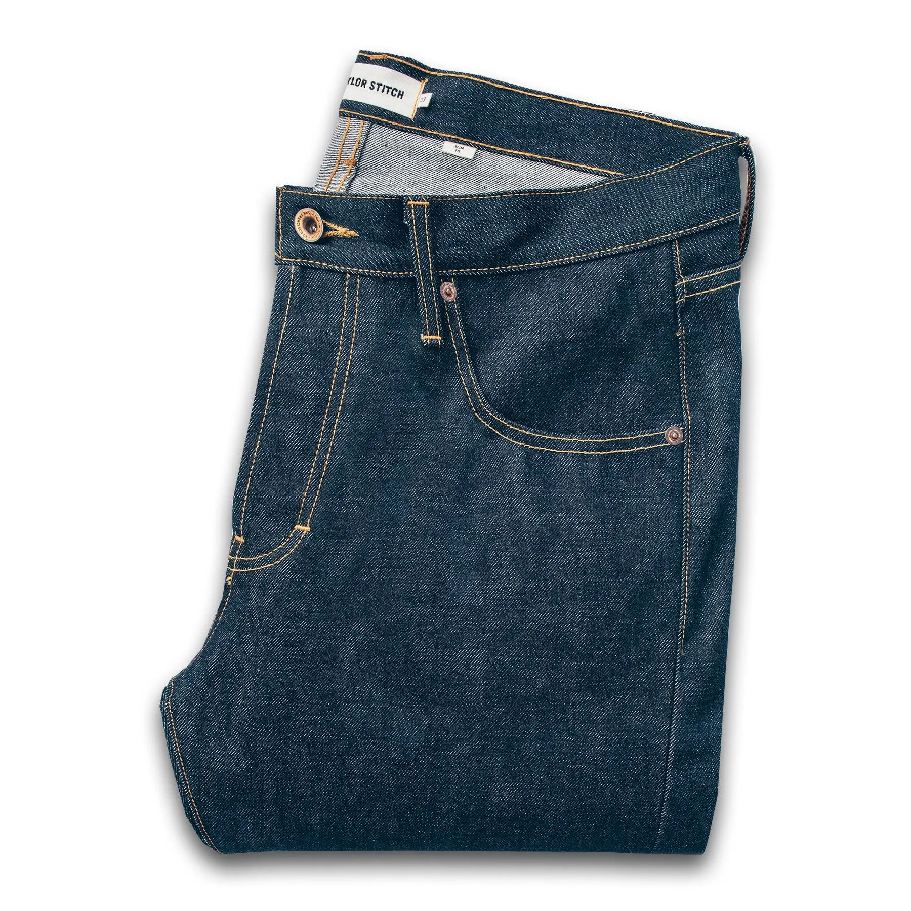 The Slim Jean in Kaihara Mills Selvage