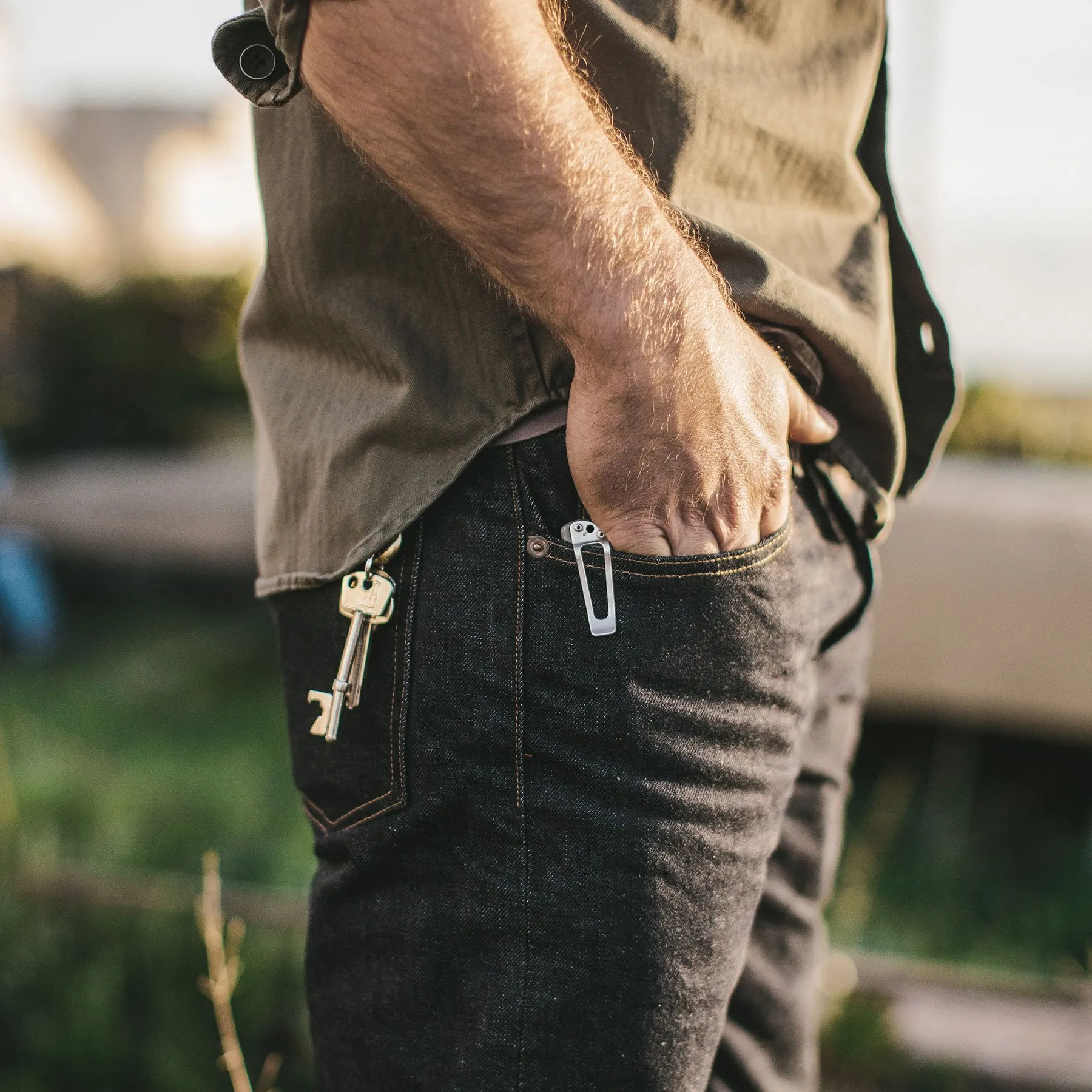 The Slim Jean in Kaihara Mills Selvage