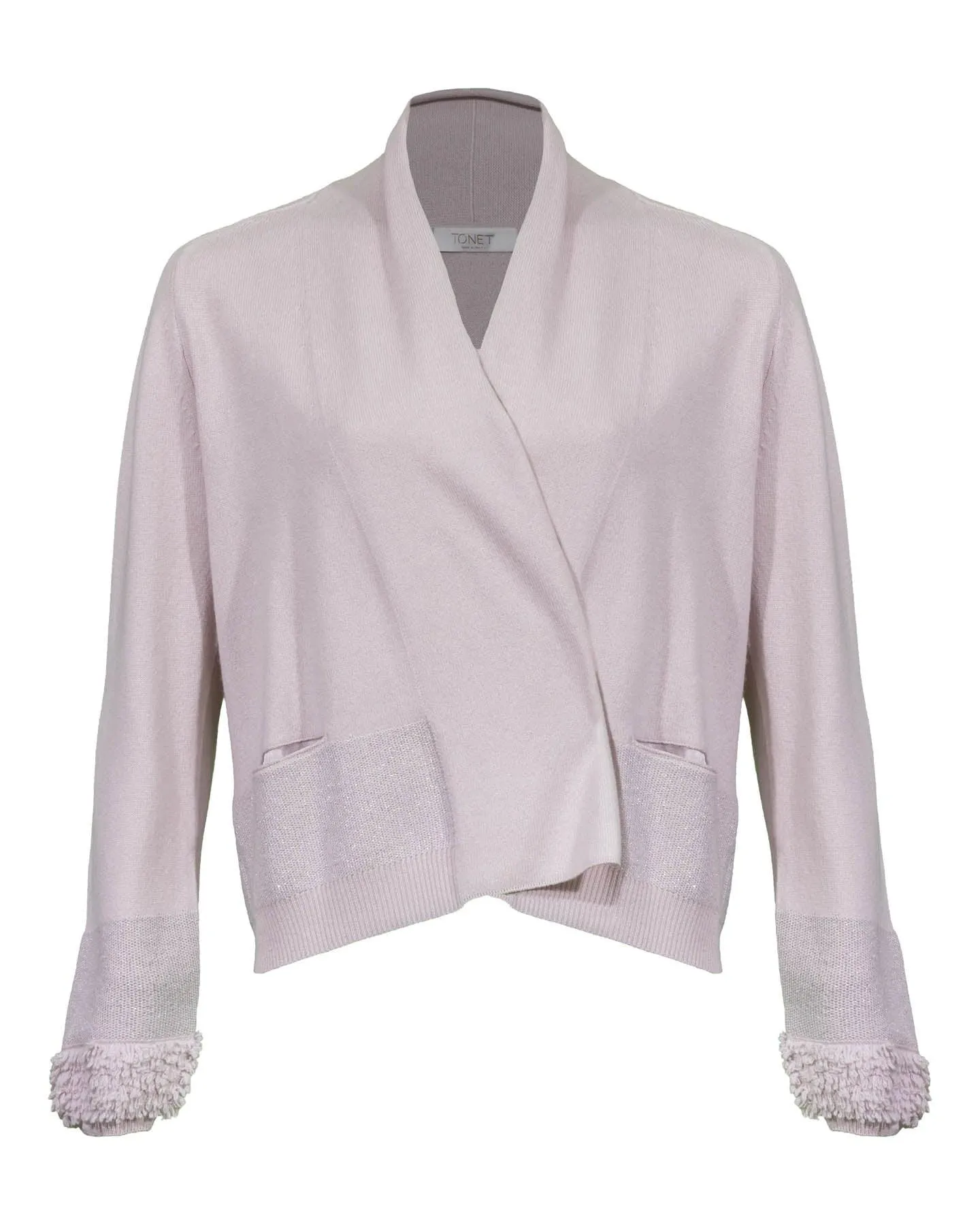 Tonet Silk Knit Open Cardigan