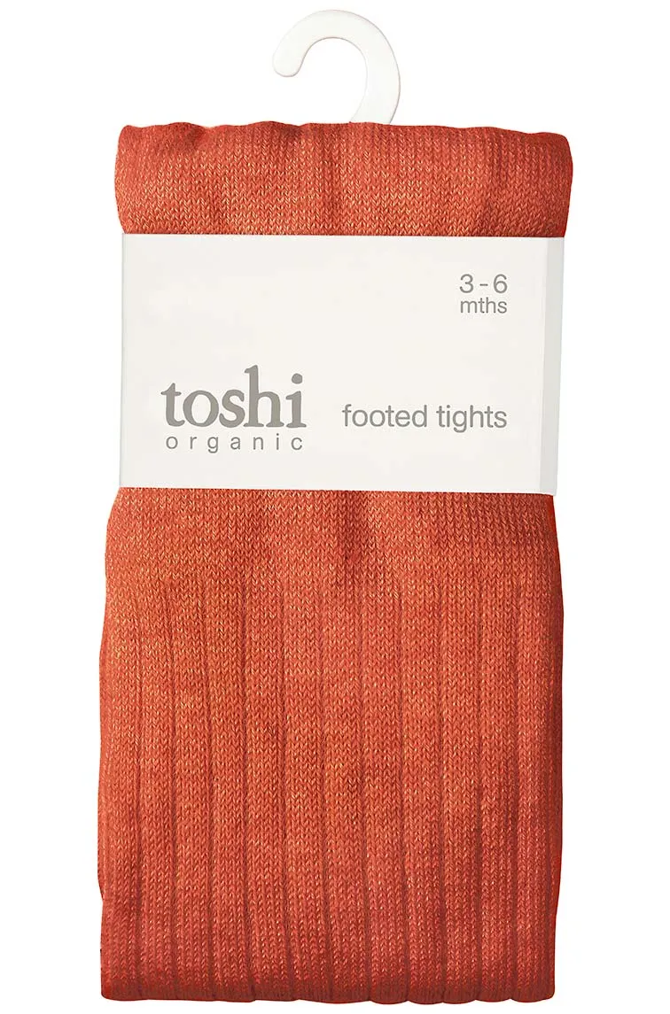 Toshi Organic Tights Footed Dreamtime Saffron